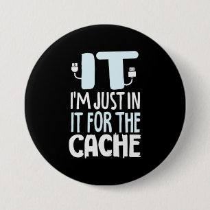 Programmierer nur in IT für den Cache Button