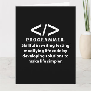 Programmierer-Programmier Karte