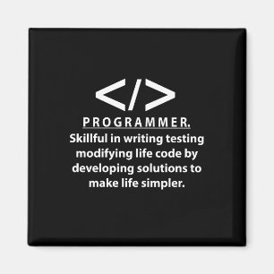 Programmierer-Programmier Magnet