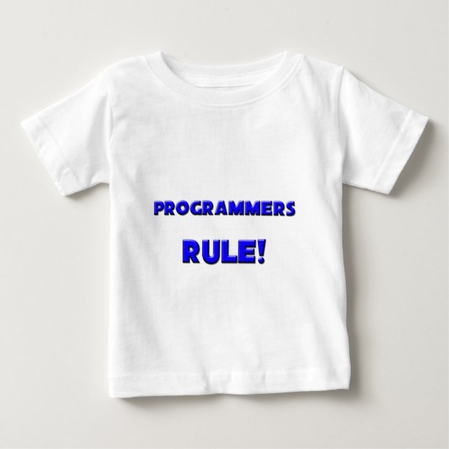 Programmierer Regel! Baby T-shirt (Vorderseite)