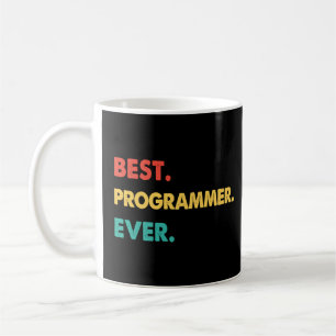 Programmierer Retro Best Programmer aller Zeiten Kaffeetasse