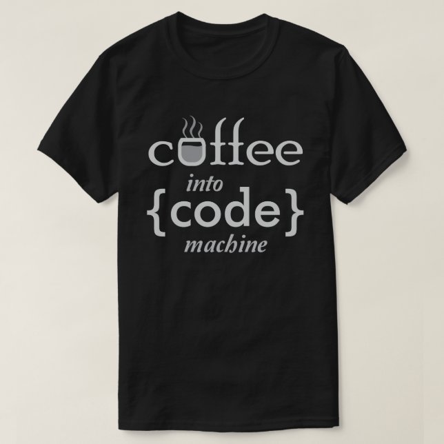 Programmierer-Shirt T-Shirt (Design vorne)
