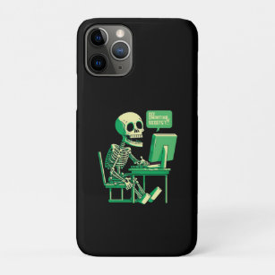 Programmierer Skeleton im Fehlertelefon Case-Mate iPhone Hülle