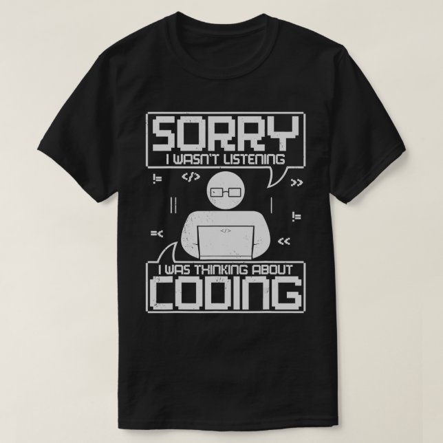 Programmierer-Software-Webentwickler-Coding-Com T-Shirt (Design vorne)
