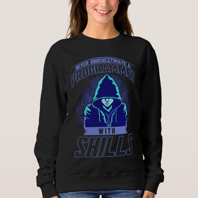 Programmierer Softwareentwickler Computerfreak Sweatshirt (Vorderseite)