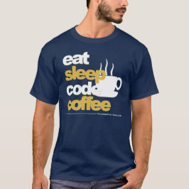 Programmierer-T - Shirt: essen Sie T-Shirt