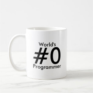 Programmierer-Tasse das #0 der Welt Tasse