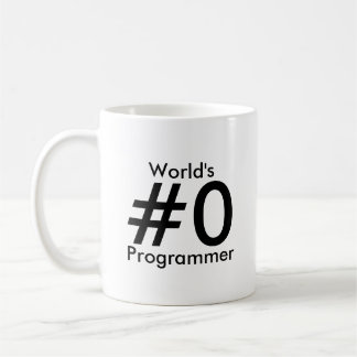 Programmierer-Tasse das #0 der Welt Tasse