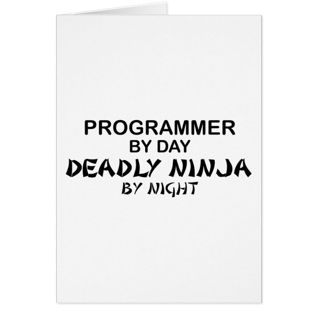 Programmierer tödliches Ninja bis zum Nacht (Vorne)