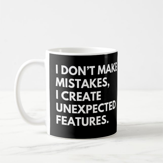 Programmierer und Entwickler Funny Coding Sprichwo Kaffeetasse (Links)