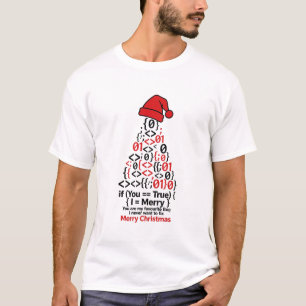 Programmierer Weihnachts-Shirt - Coding Tree Gesch T-Shirt