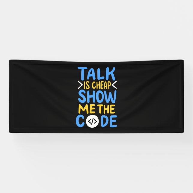 Programmierer zeigen mir den Code Banner (Horizontal)