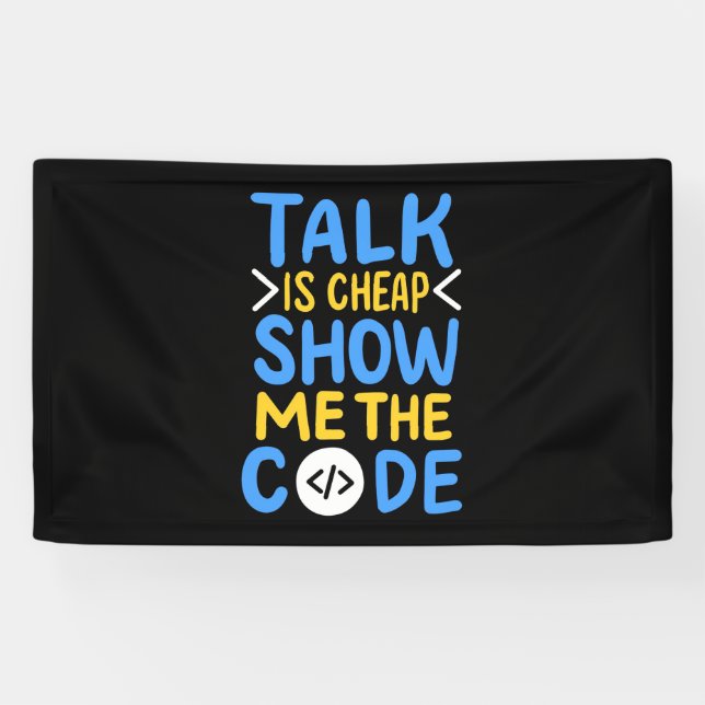 Programmierer zeigen mir den Code Banner (Horizontal)