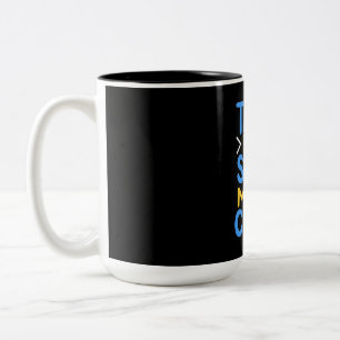 Programmierer zeigen mir den Code Zweifarbige Tasse
