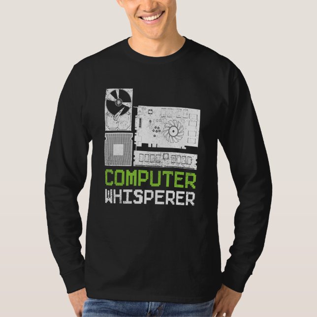 Programmierercode Binärcodierung Computer Hacker G T-Shirt (Vorderseite)