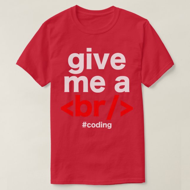Programmiererfreak T-Shirt (Design vorne)