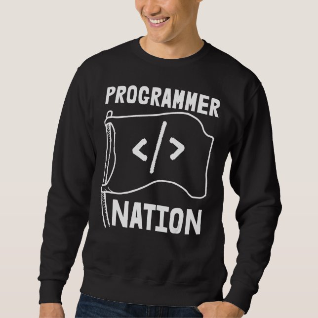 Programmierhandbuch für Programmierer-Nation Sweatshirt (Vorderseite)