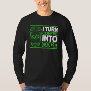 Programmierkaffee Code Codierungssoftware Entwickl T-Shirt