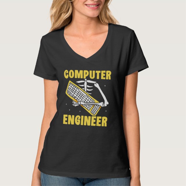 Programmierprogramm für Computer Engineer Coding C T-Shirt (Vorderseite)