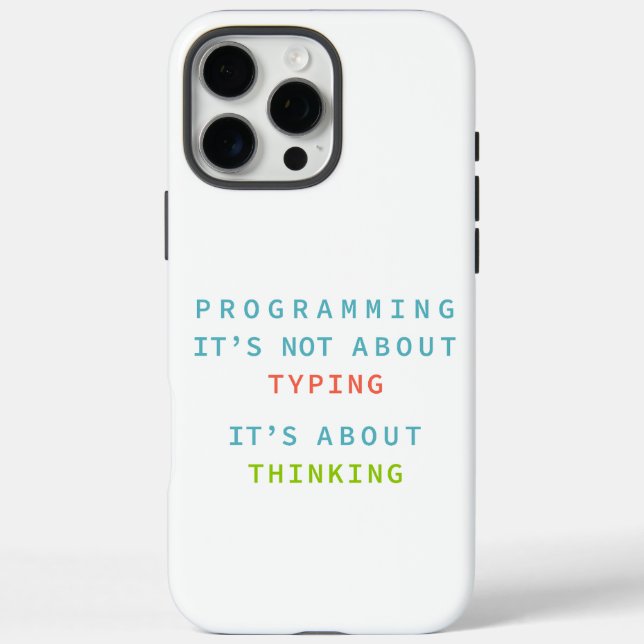 Programmierre Logik Code Entwickler Zitat Gi Case-Mate iPhone Hülle (Rückseite)