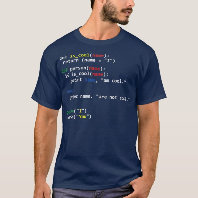 Programmierrechner für die Programmierung T-Shirt (Vorderseite)