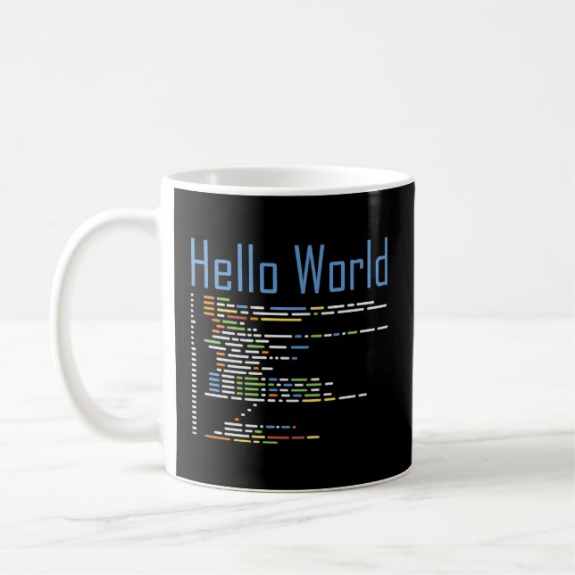 Programmiersprache "Hello World Computer Engineeri Kaffeetasse (Links)