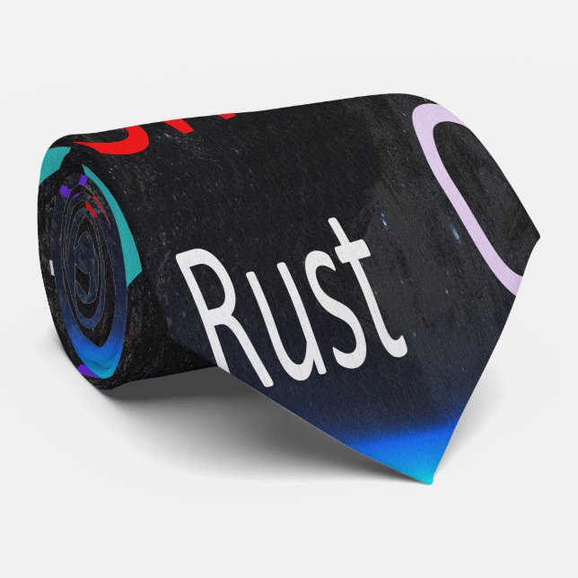 Programmiersprachen Farbiges Design Krawatte (Gerollt)