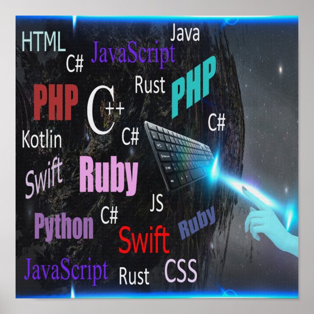 Programmiersprachen Poster (Vorne)