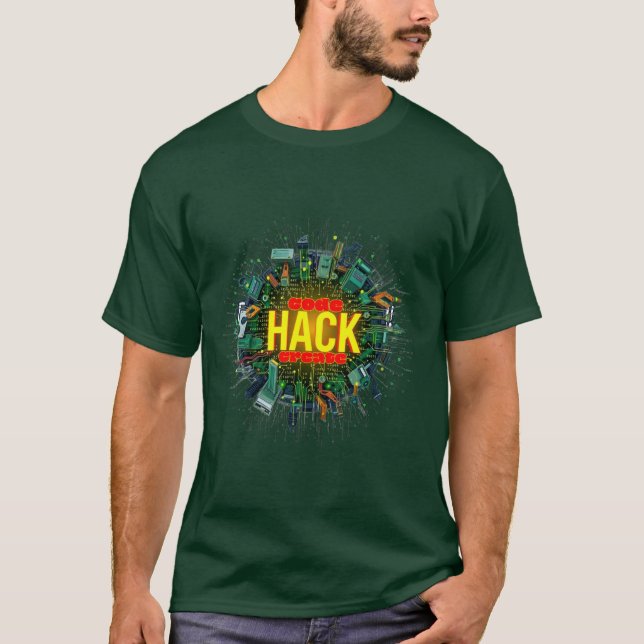 Programmierung: Code, Hack, Erstellen T-Shirt (Vorderseite)