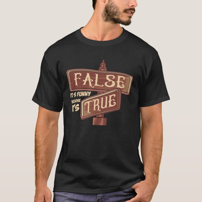 Programmierung Coder Wahr Falsch T-Shirt (Vorderseite)