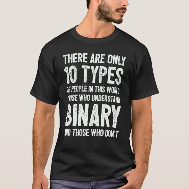 Programmierung von binären Code-Codierung im Berei T-Shirt (Vorderseite)