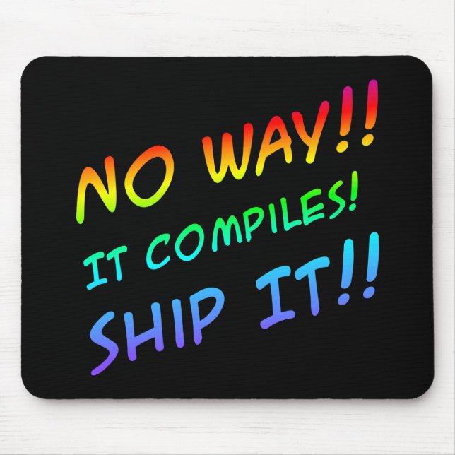 ProgrammierungsSpaß Mousepad (Vorne)