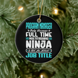 Programmleiter Job Titel Professionelle Fähigkeite Keramik Ornament