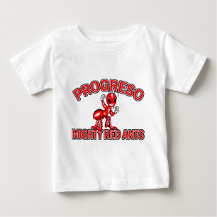 Progreso mächtige rote Ameisen Baby T-shirt