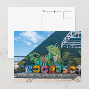 Progreso, Yucatán Postkarte