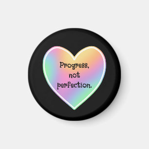 Progress Not Perfect Rainbow Magnet