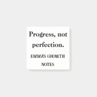 Progress Not Perfect - Upload von Notiz-Pad