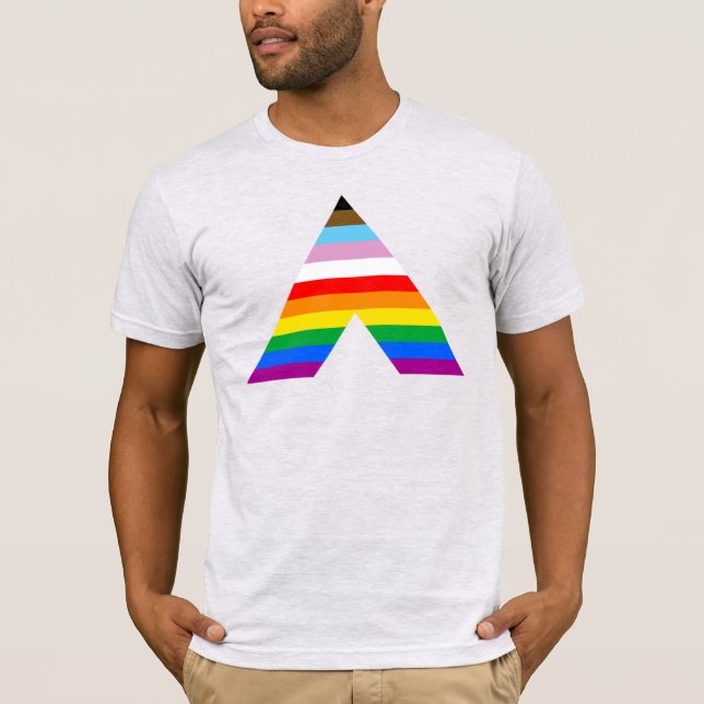 Progress Pride Ally T - Shirt (Vorderseite)