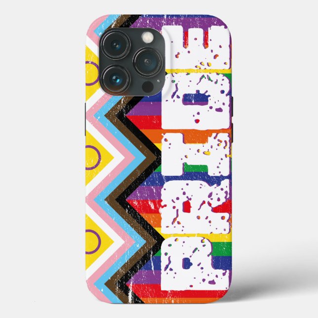 Progress Pride LGBTQ Case-Mate iPhone Hülle (Rückseite)