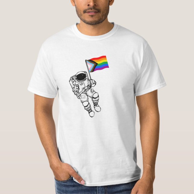 Progress Pride Moonman T-Shirt (Vorderseite)