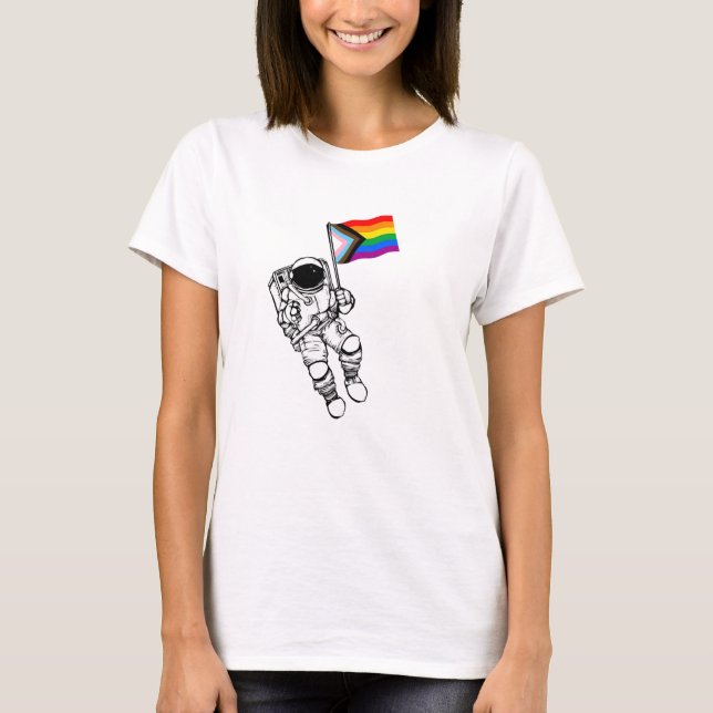 Progress Pride Moonman T-Shirt (Vorderseite)