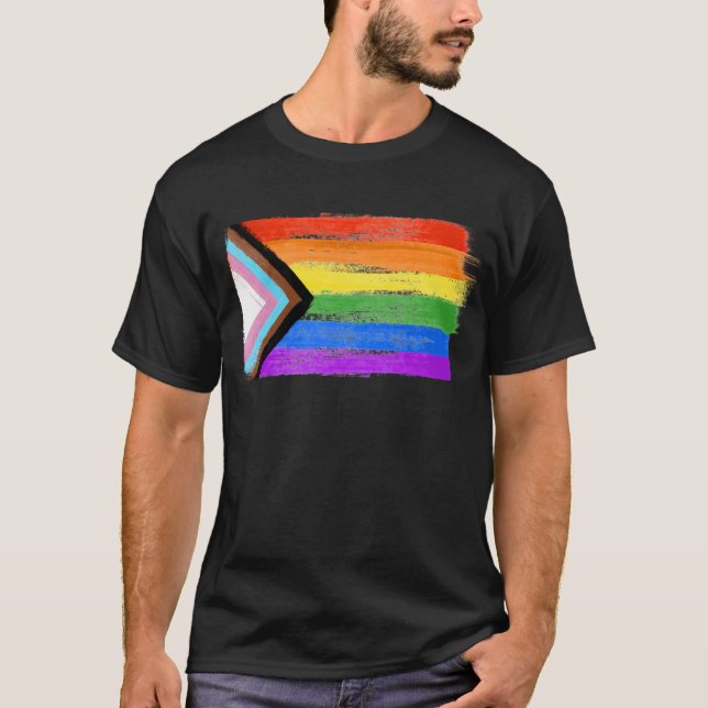 Progress Pride Paint-T - Shirt (Vorderseite)