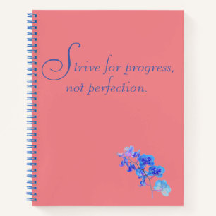 Progress Spiral Notebook Notizbuch