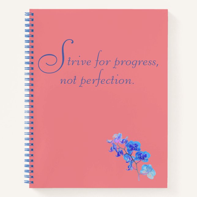 Progress Spiral Notebook Notizbuch (Vorderseite)