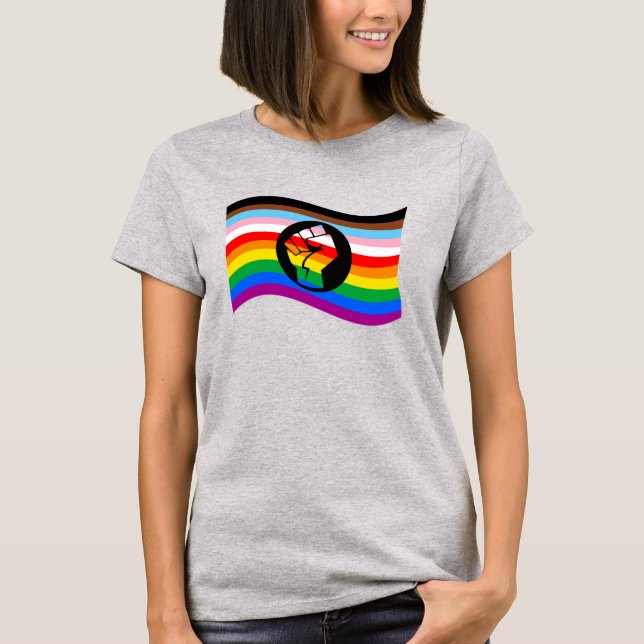 Progress Stolz People of Color T - Shirt (Vorderseite)