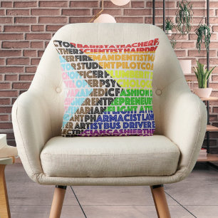 Progressive Rainbow Flag LGBT Gay Script Kissen