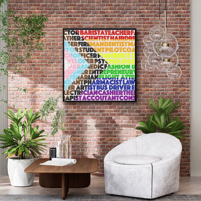 Progressive Rainbow Flag LGBT Gay Script Poster (Von Creator hochgeladen)