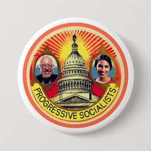 Progressive Sozialisten Button