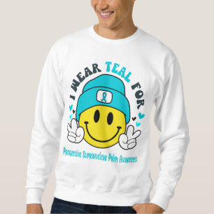 Progressive supranuclear Palsy Awareness Ribbon Sweatshirt