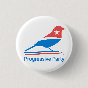 Progressiver Party-Knopf klein Button